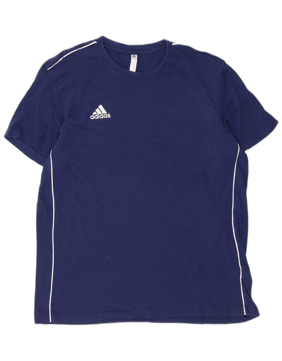 ADIDAS Herren T-Shirt Top XL Marineblau Baumwolle
