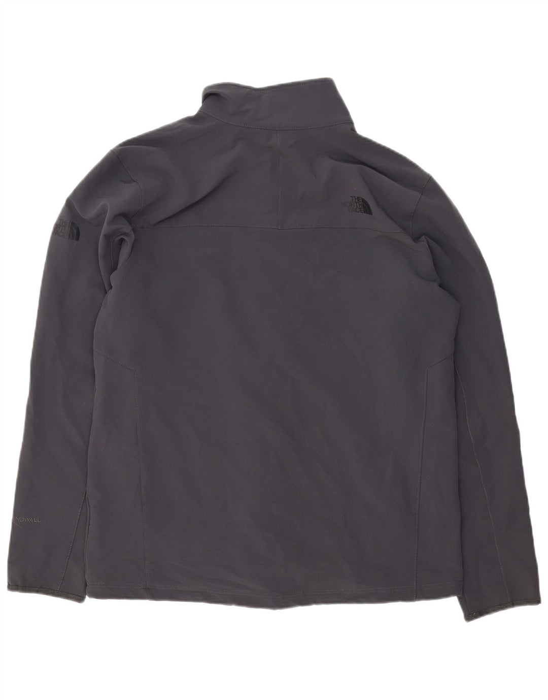 The North Face Herren-Trainingsanzug-Top-Jacke, großes graues Polyester