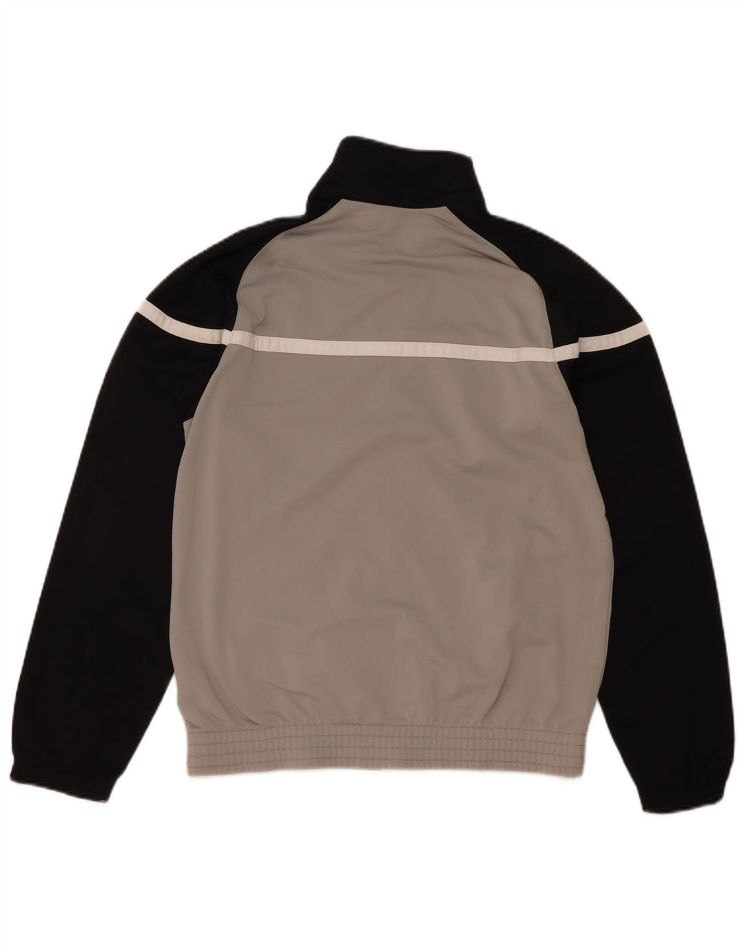Nike Herren-Trainingsanzugoberteil, UK-Größe 36/38, Größe S, grau, Colourblock-Polyester