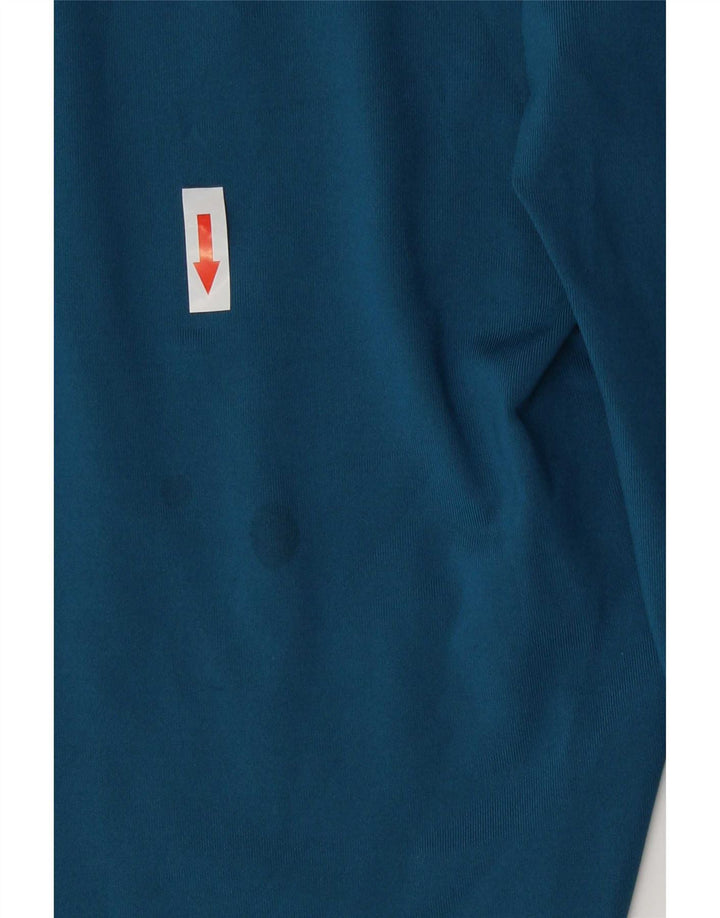 Puma Womens Graphic Leggings UK 12 Mittelblaues Colourblock-Polyester