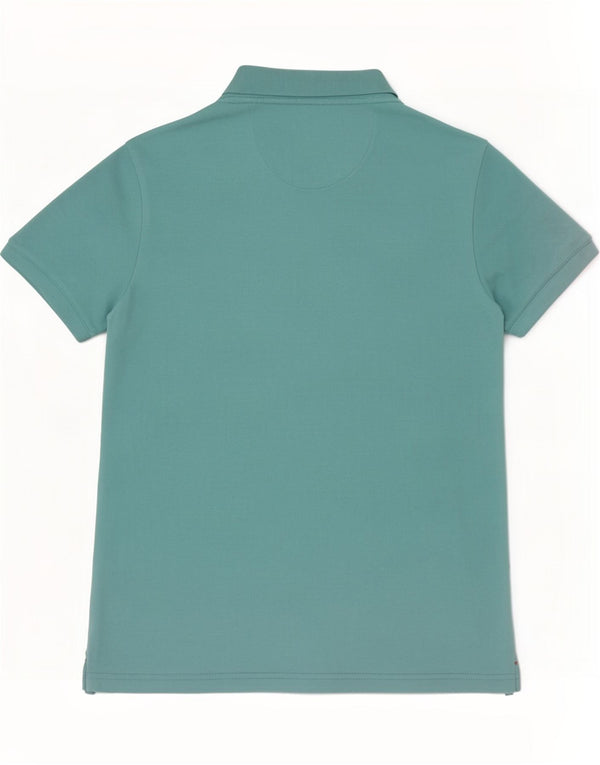 U.S. Polo Assn. Slim-Fit-Poloshirt für Herren, Größe S, Türkis, Baumwolle