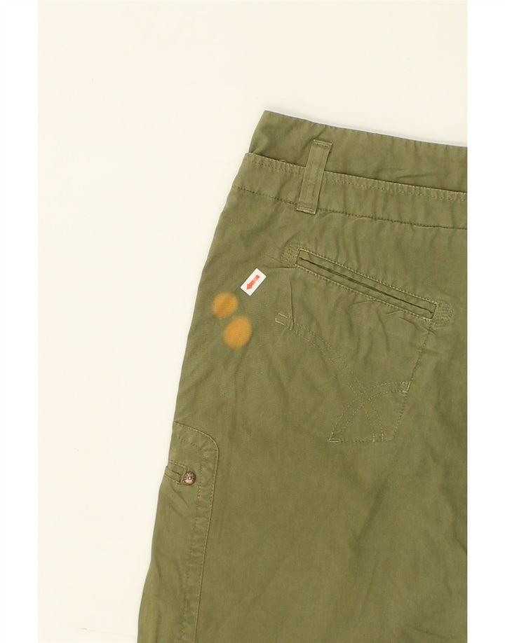 GAS Womens Cargo Skirt W32 Large Khaki Cotton | Vintage Gas | Thrift | Second-Hand Gas | Used Clothing | Messina Hembry 