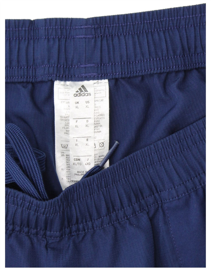 ADIDAS Herren Climalite Sport Shorts XL Marineblau Polyester