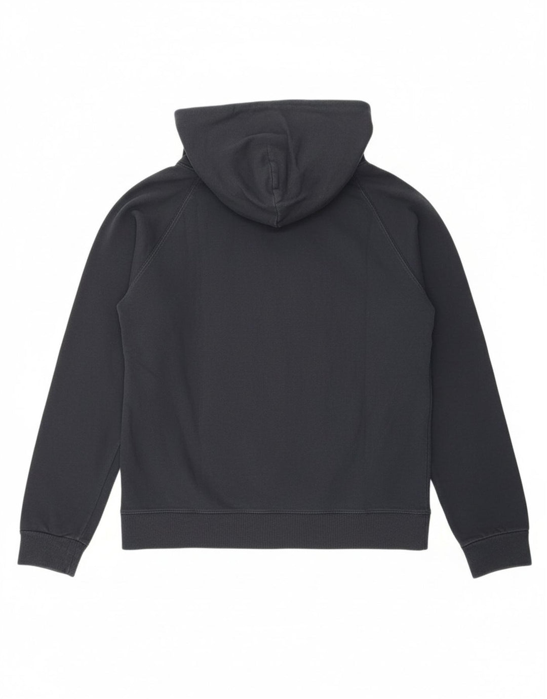 CONVERSE Womens Hoodie Jumper UK 14 Medium Navy Blue Cotton