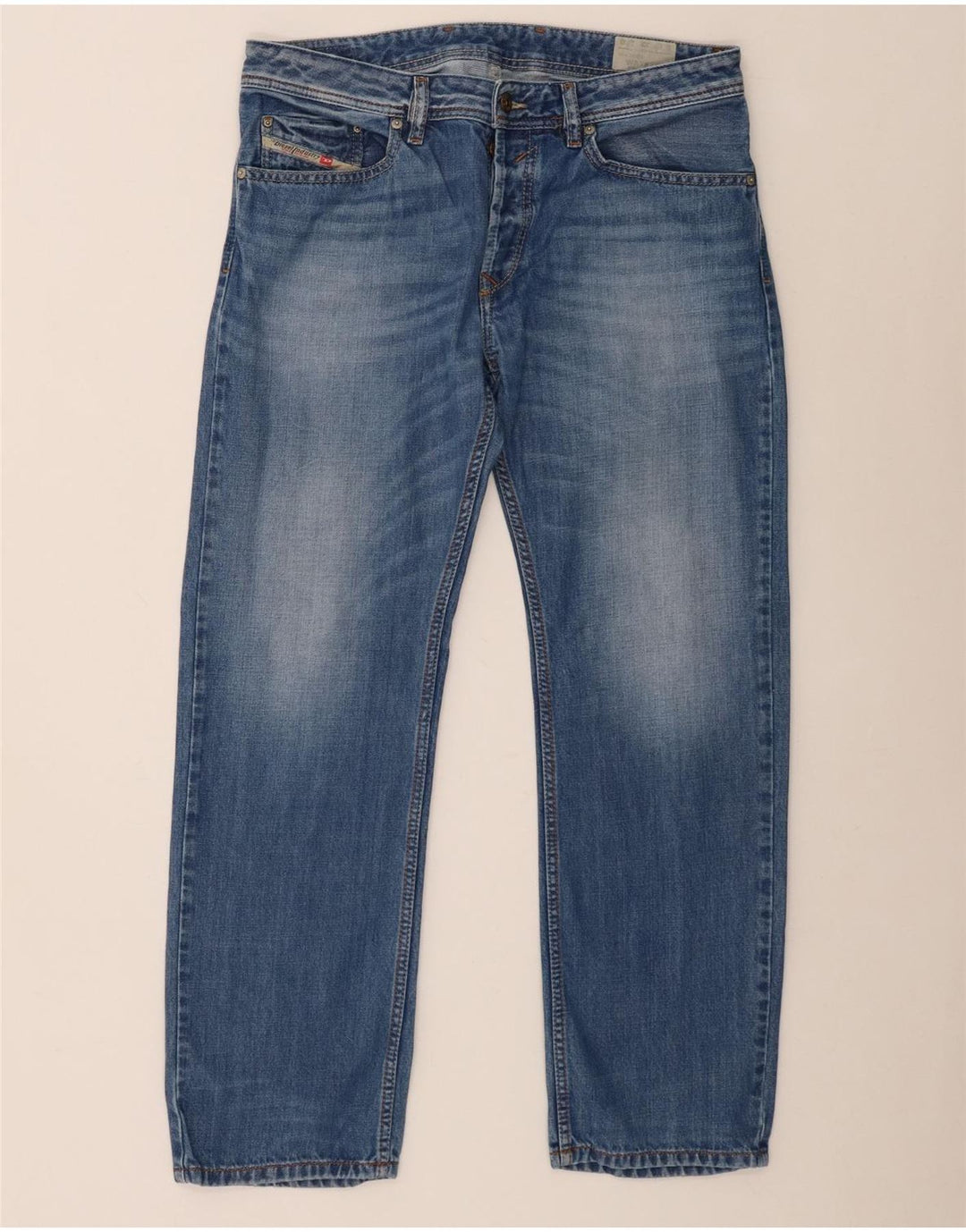Diesel Herren Wavkee Straight Jeans W32 L30 Blau
