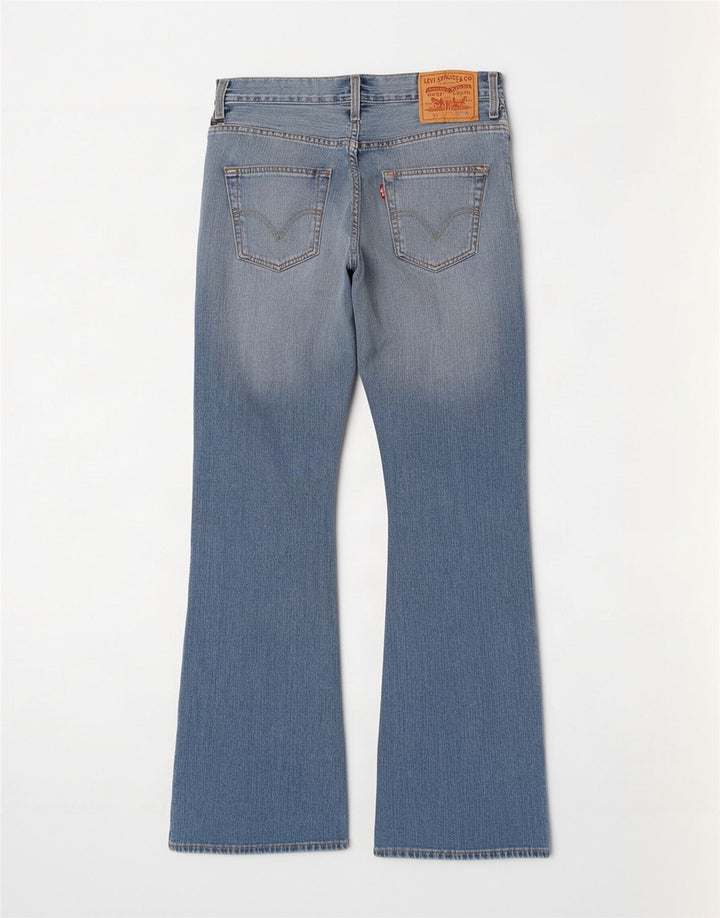 Levi's Herren 507 Slim Bootcut Jeans W31 L34 Blaue Baumwolle