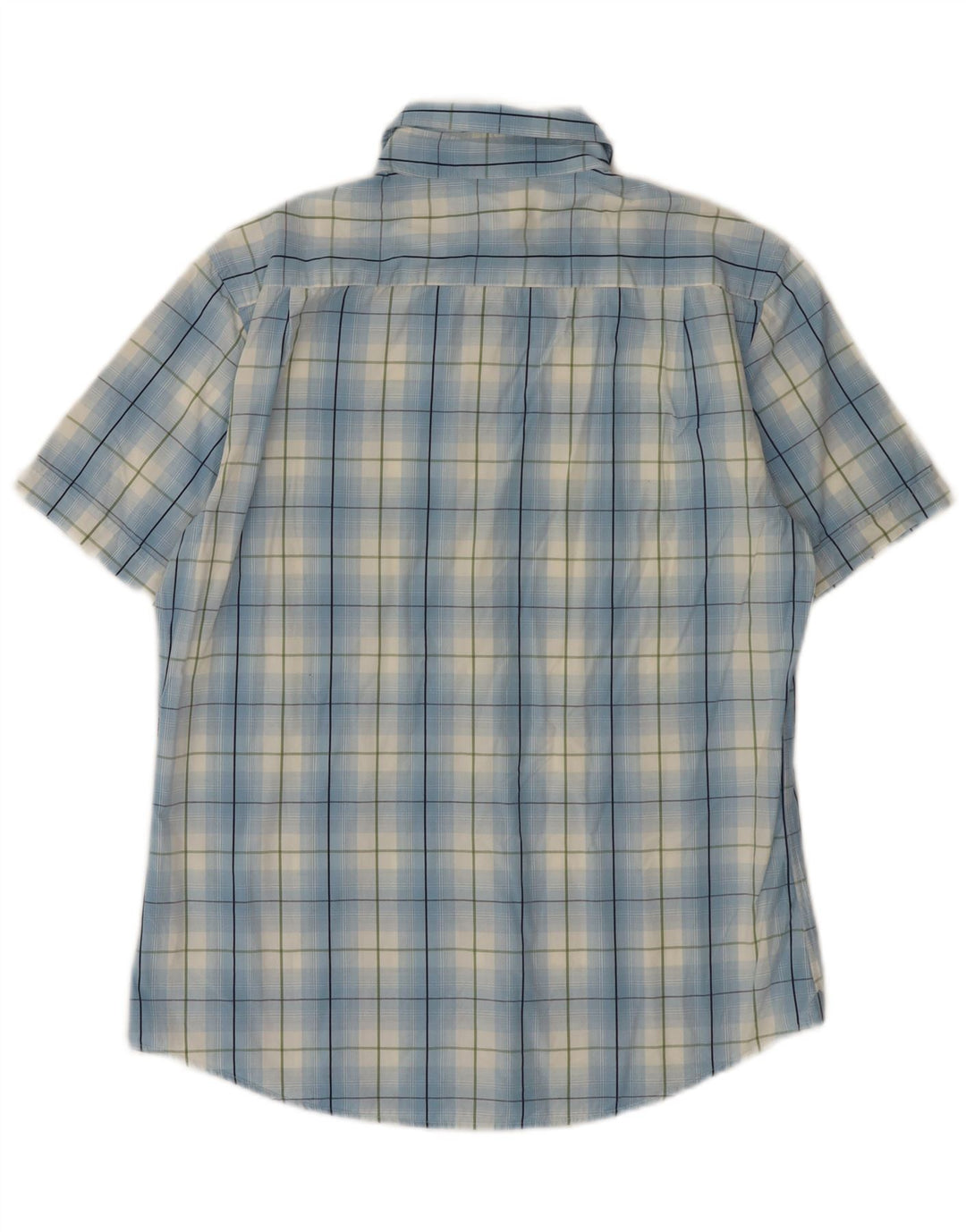 Dickies Herren-Kurzarmhemd, groß, blau kariert, Baumwolle