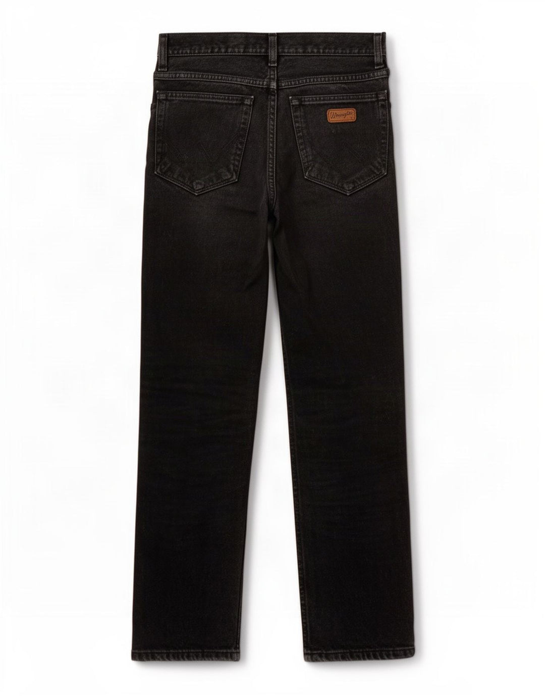 Wrangler Herren Texas Straight Jeans W31 L32 Schwarze Baumwolle