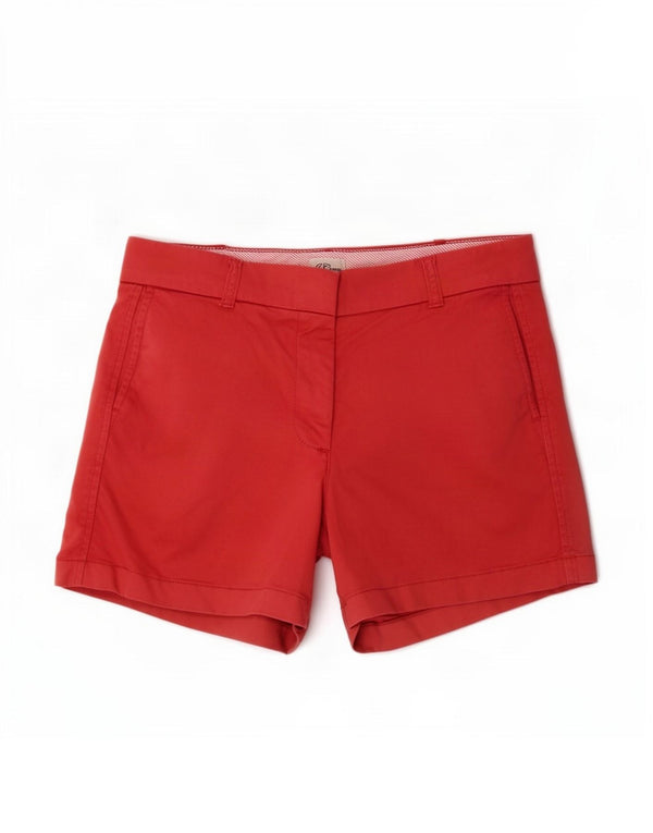 J. Crew Damen Chinoshorts US 8 Medium W32 Rote Baumwolle