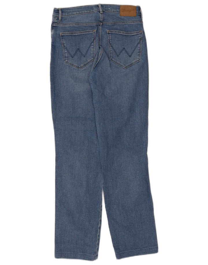 Wrangler Damen Straight Jeans W28 L28 Blaue Baumwolle