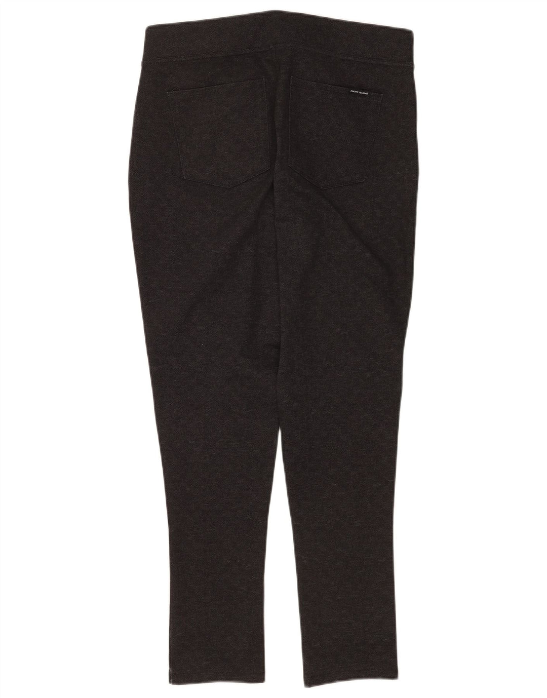 Dkny Damen Skinny Freizeithose Medium W30 L28 Grau kariertes Polyester