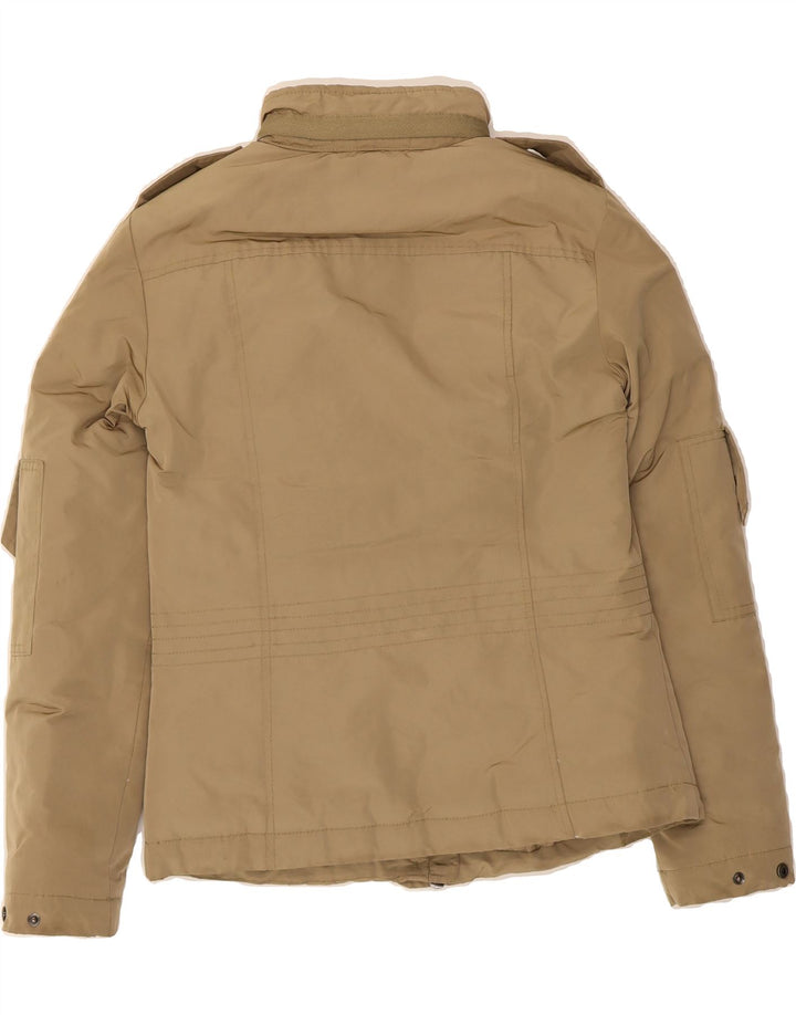 MURPHY & NYE Womens Sailmakers Military Padded Jacket UK 6 XS Khaki Vintage Murphy & Nye and Second-Hand Murphy & Nye from Messina Hembry 