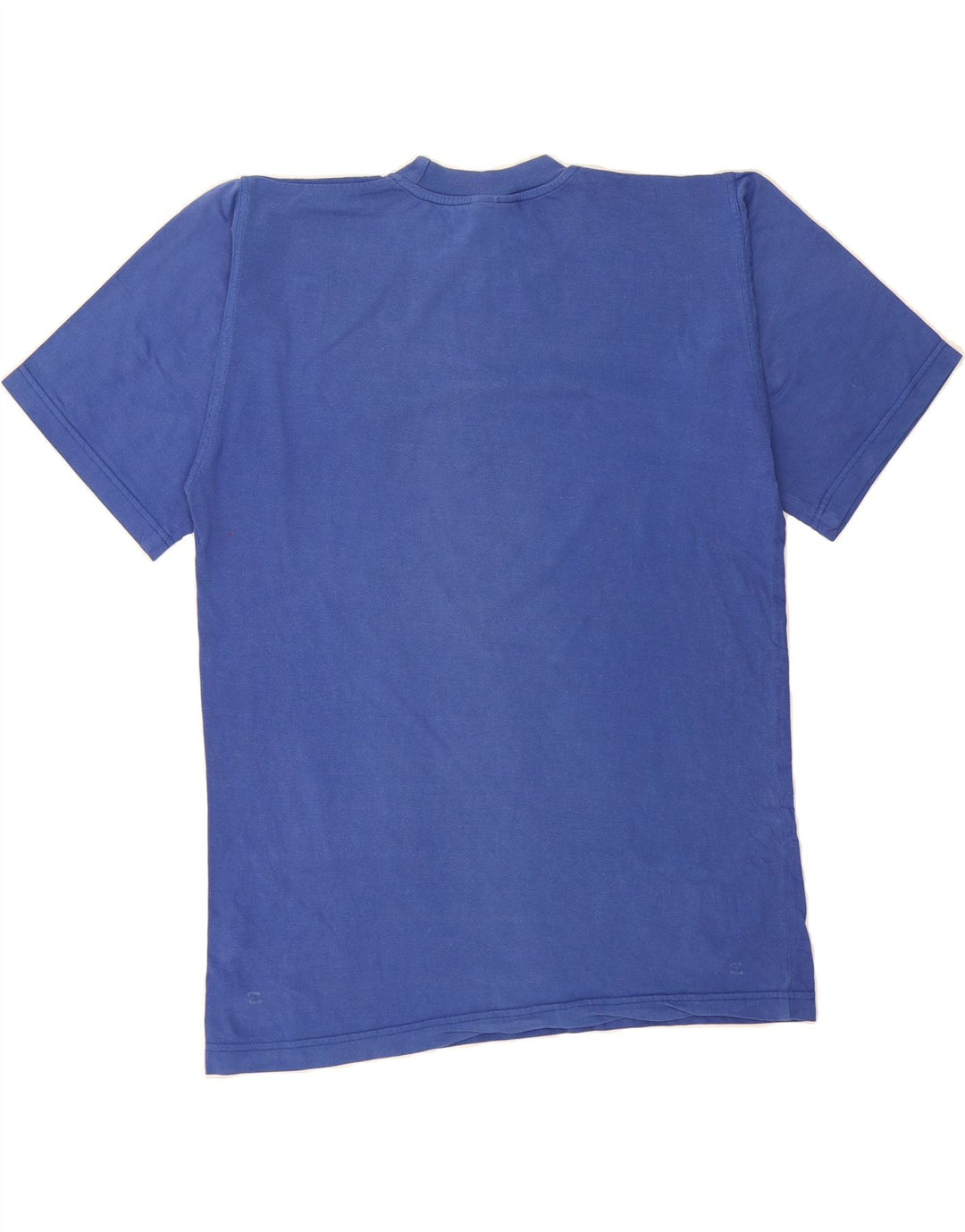 ADIDAS Mens Graphic T-Shirt Top Small Blue Cotton Vintage Adidas and Second-Hand Adidas from Messina Hembry 