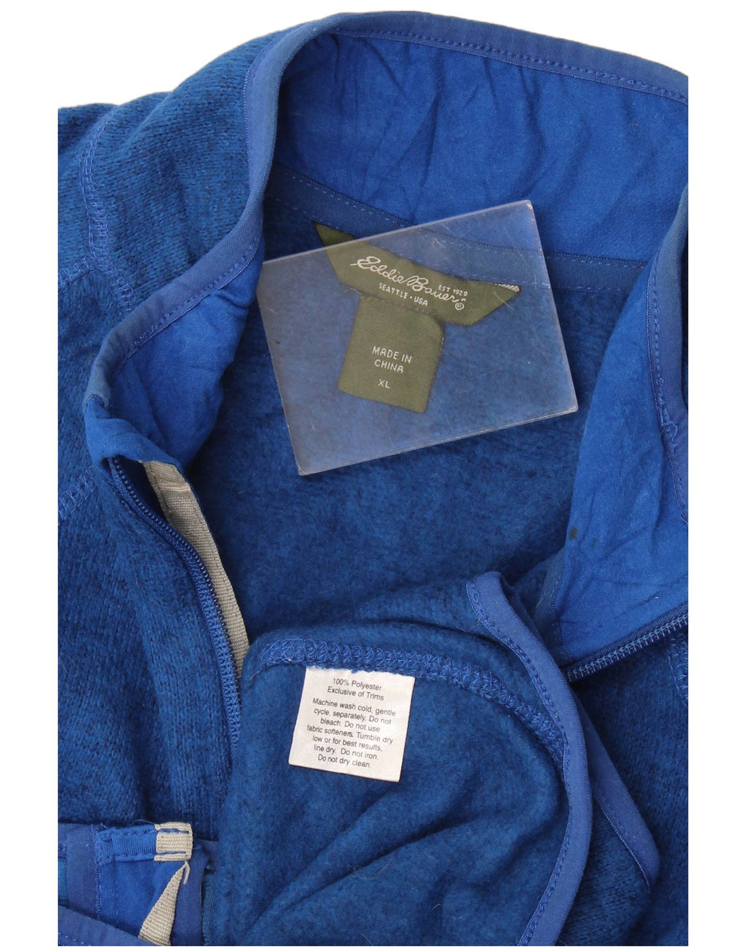Eddie Bauer Damen-Trainingsanzugoberteil, Jacke, UK 18, XL, Blau, Polyester