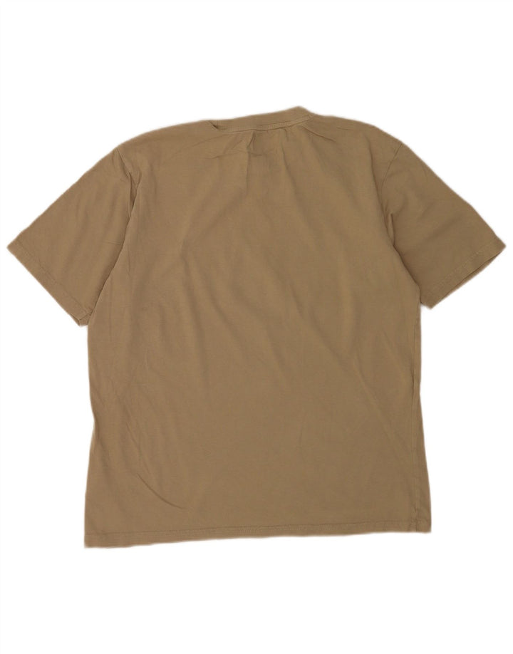 Dickies Herren-T-Shirt mit Grafik, Größe S, beige, Baumwolle