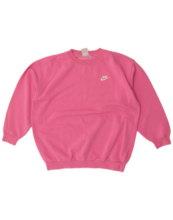 Nike Mädchen Sweatshirt Pullover 13–14 Jahre XL Rosa Baumwolle