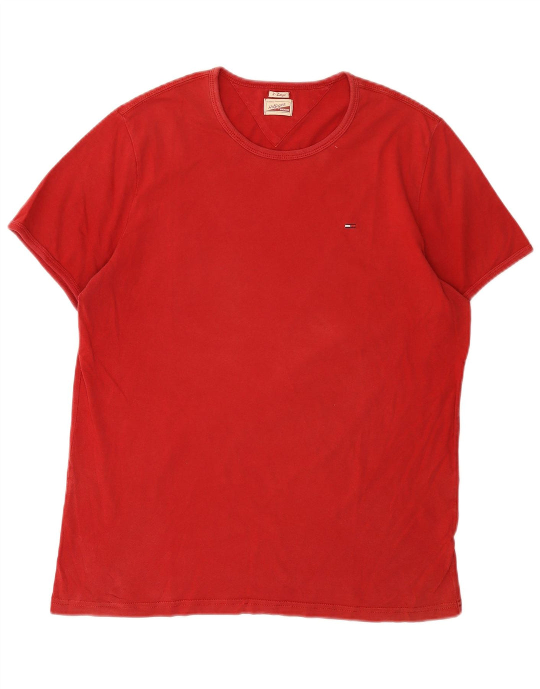 Tommy Hilfiger Herren T-Shirt Top XL Rot