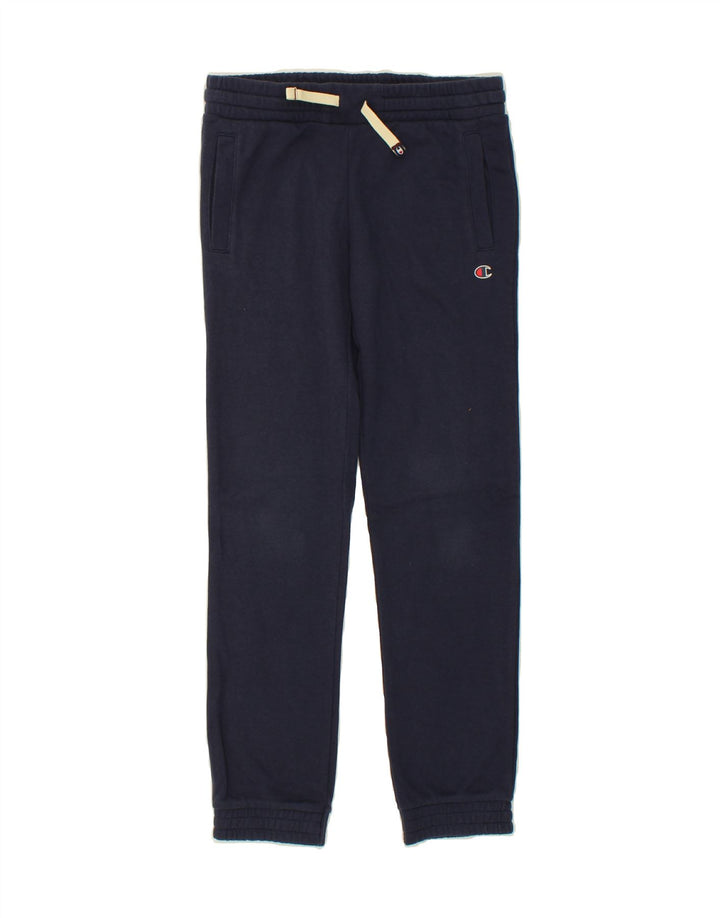 CHAMPION Boys Tracksuit Trousers Joggers 9-10 Years Medium Navy Blue Vintage Champion and Second-Hand Champion from Messina Hembry 