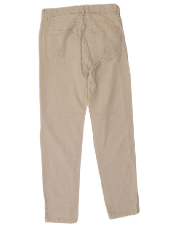 Zara Herren Slim Jeans EU 38 Small W30 L30 Weiße Baumwolle