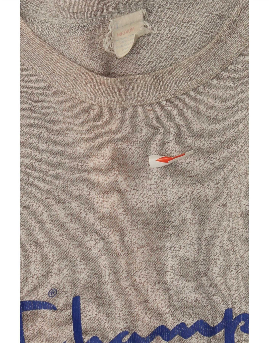 Champion Herren-T-Shirt mit Grafik, mittelgraue Baumwolle