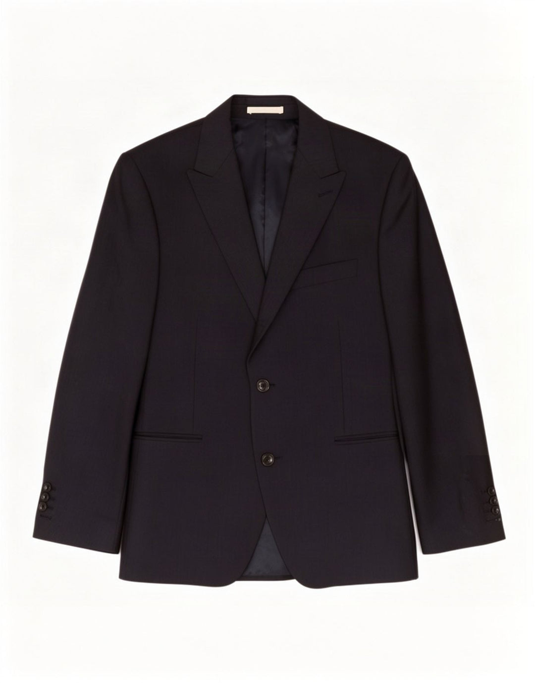 Marks & Spencer Herren-Blazer mit 2 Knöpfen, UK 38, mittelmarineblaue Wolle