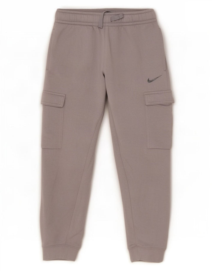 Nike Jungen Cargo-Trainingshose, Jogginghose, 8–9 Jahre, Größe S, Grau, Baumwolle