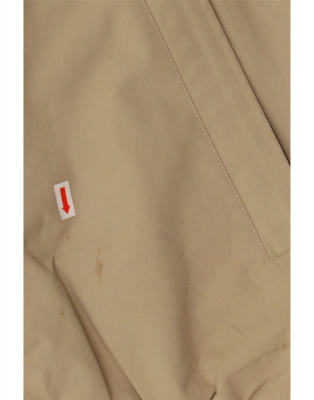 Asics Herren Bomberjacke UK 40 Large Beige Polyamid