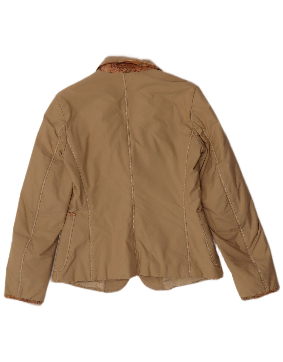 ALVIERO MARTINI Damen Voyages 4-Knopf-Blazerjacke IT 42 Mittelbeige