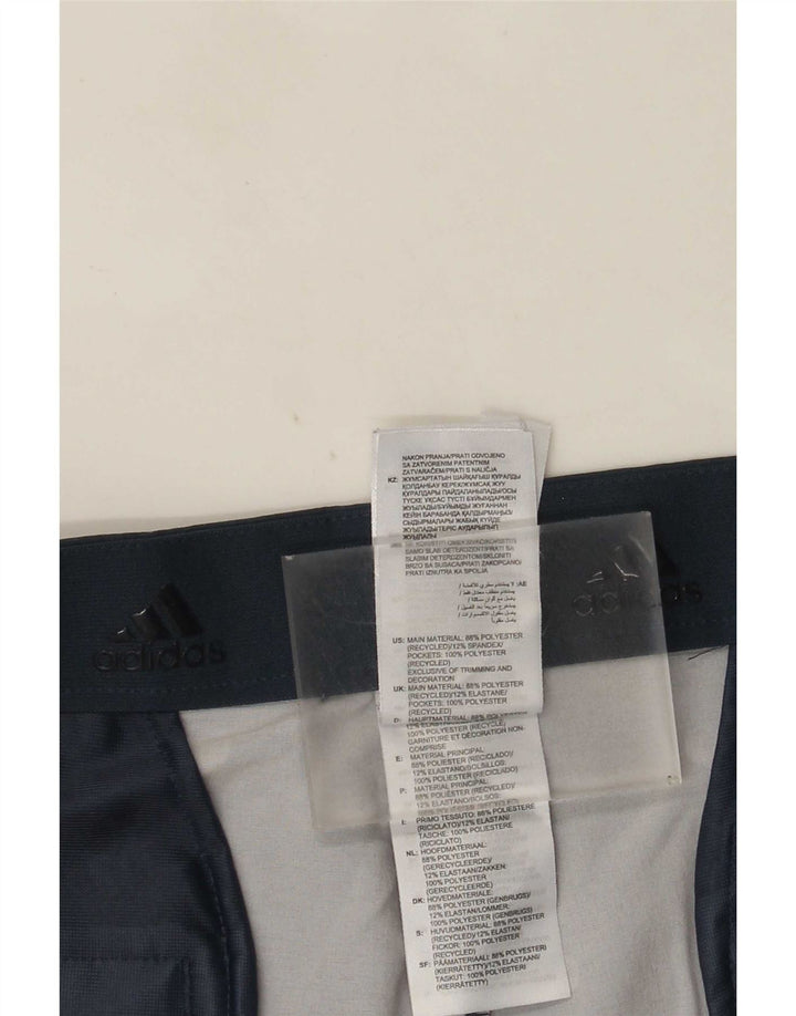 Adidas Herren Chino-Shorts W36, großes marineblau gepunktetes Polyester
