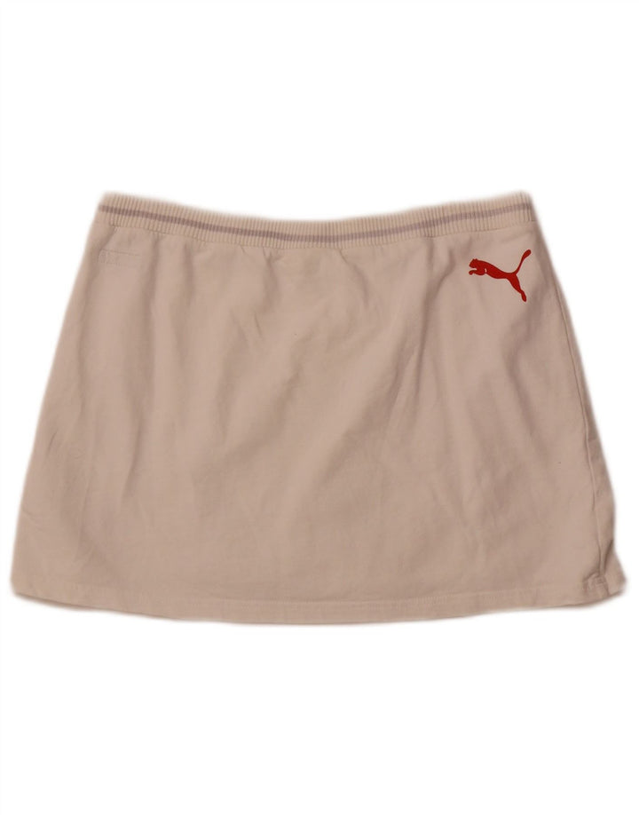 Puma Damen Graphic Minirock Medium W32 Weiß