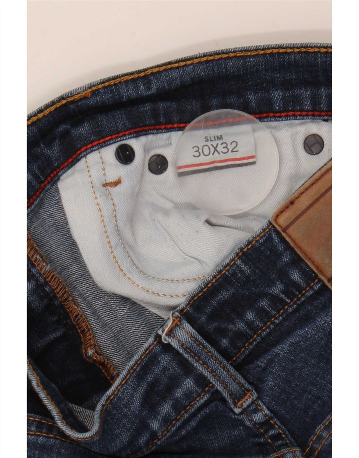 Tommy Hilfiger Herren Slim Jeans W30 L32 Marineblau