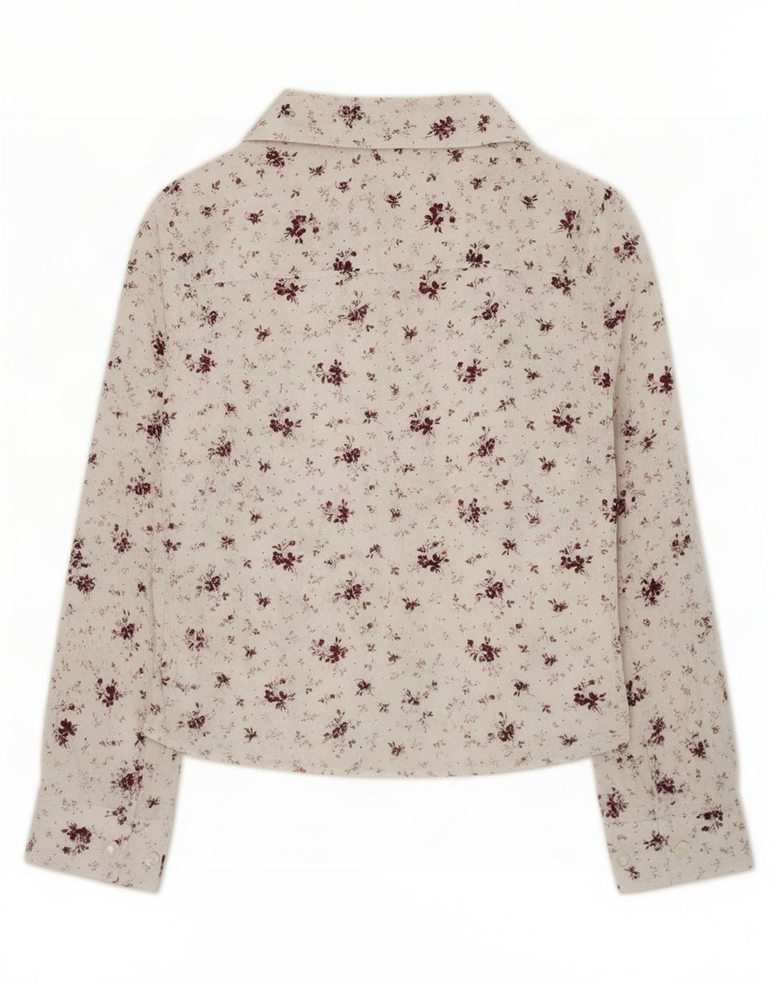 Laura Ashley Damen-Hemd UK 12 Mittelweiß geblümt