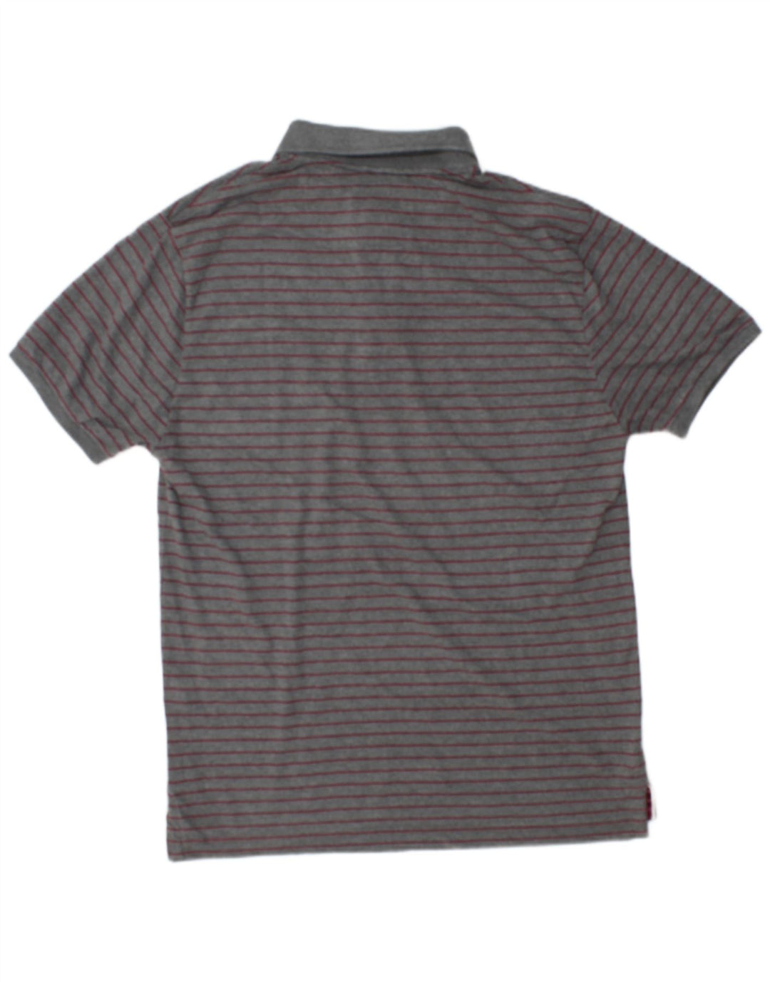 Scout Herren Poloshirt 2XL grau gestreift aus Baumwolle