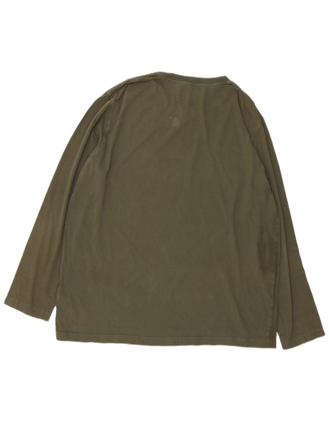 TIMBERLAND Herren Regular Fit Graphic Top Langarm XL Khaki Baumwolle