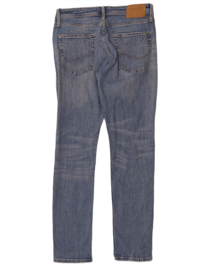 Jack & Jones Herren GLENN Slim Jeans W31 L30 Blaue Baumwolle