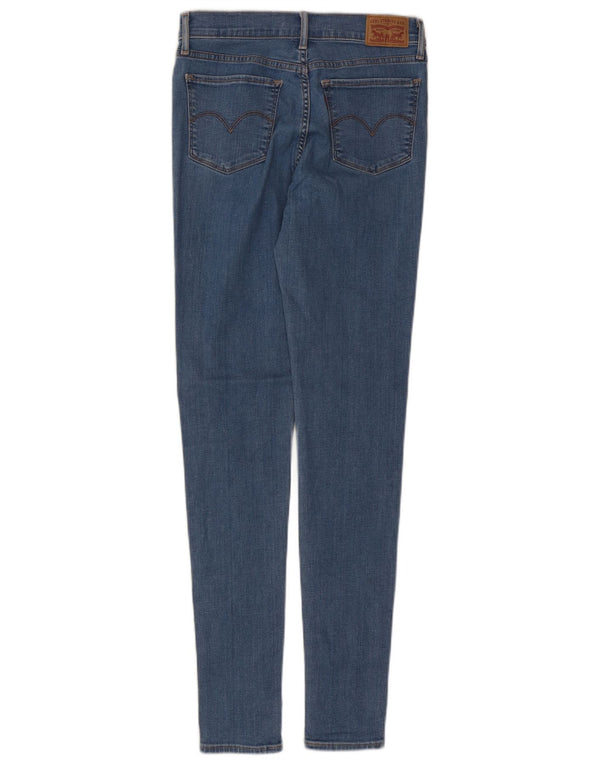 Levi's Damen 710 Super Skinny Jeans W29 L32 Blaue Baumwolle
