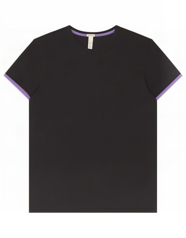 Diesel Herren Graphic T-Shirt Top XL Schwarz Baumwolle