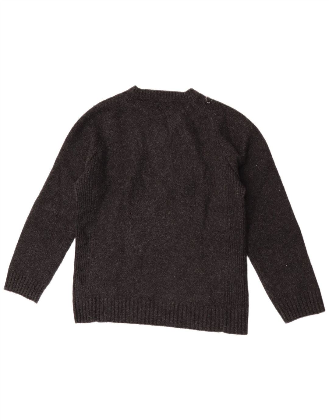 Levi's Herren-Pullover mit V-Ausschnitt aus mittelschwarzer Lammwolle