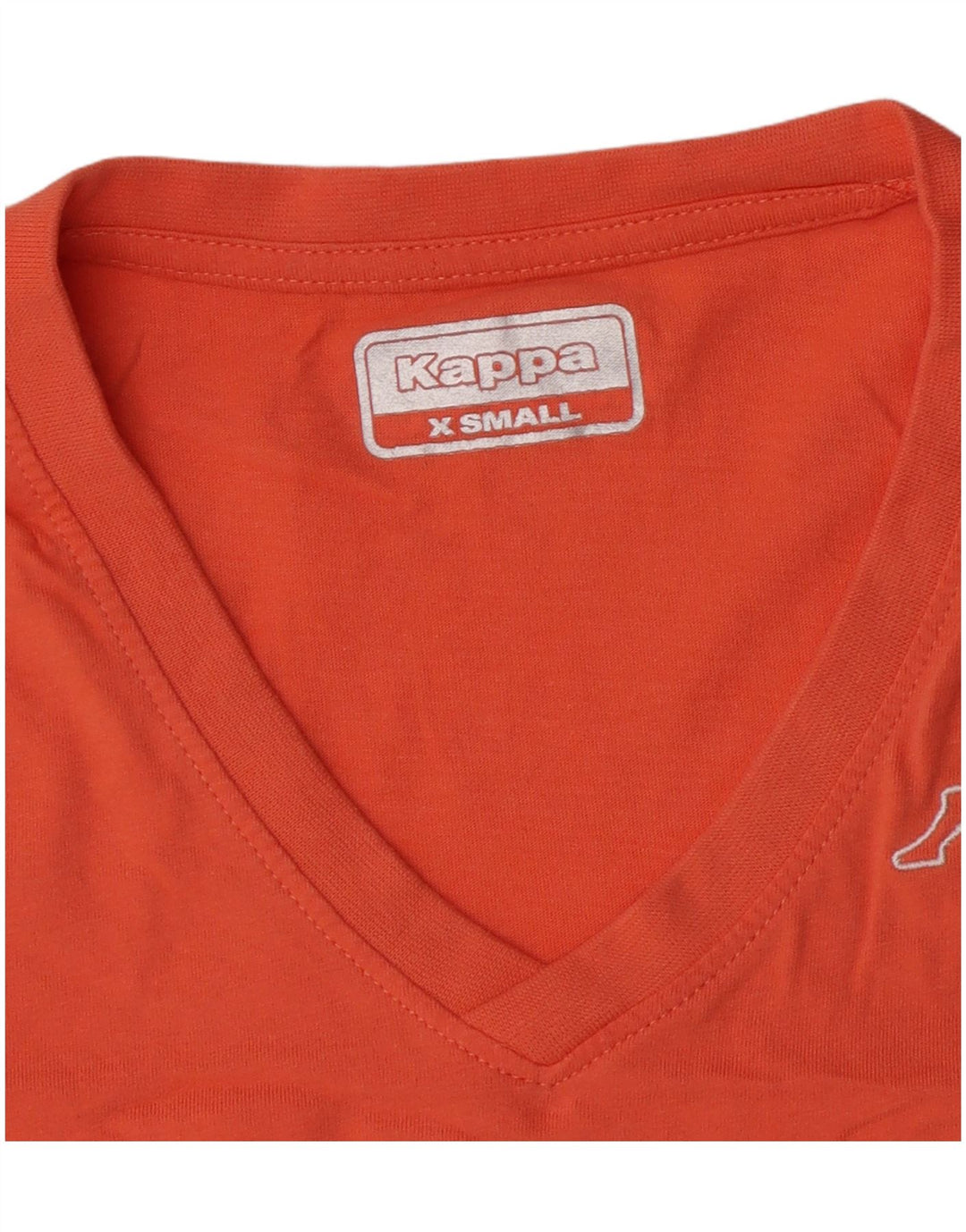 Kappa Damen T-Shirt Top UK 6 XS Orange