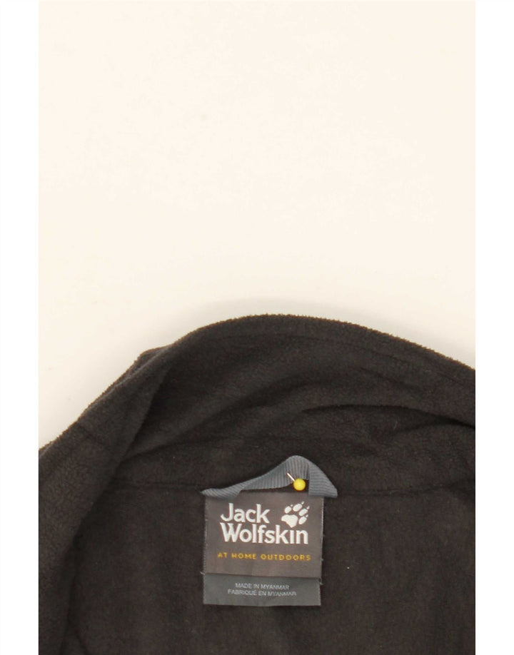 Jack Wolfskin Damen Fleecejacke UK 14/16 Large Schwarz Polyester
