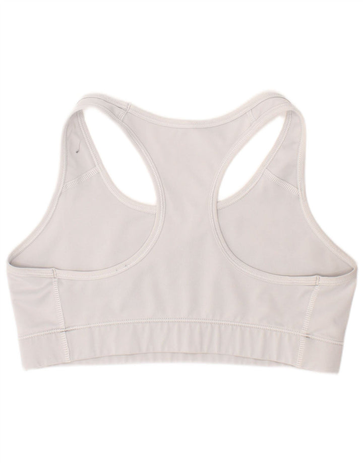 Nike Damen Dri Fit Graphic Sport-BH-Oberteil, mittelweiß, Sport