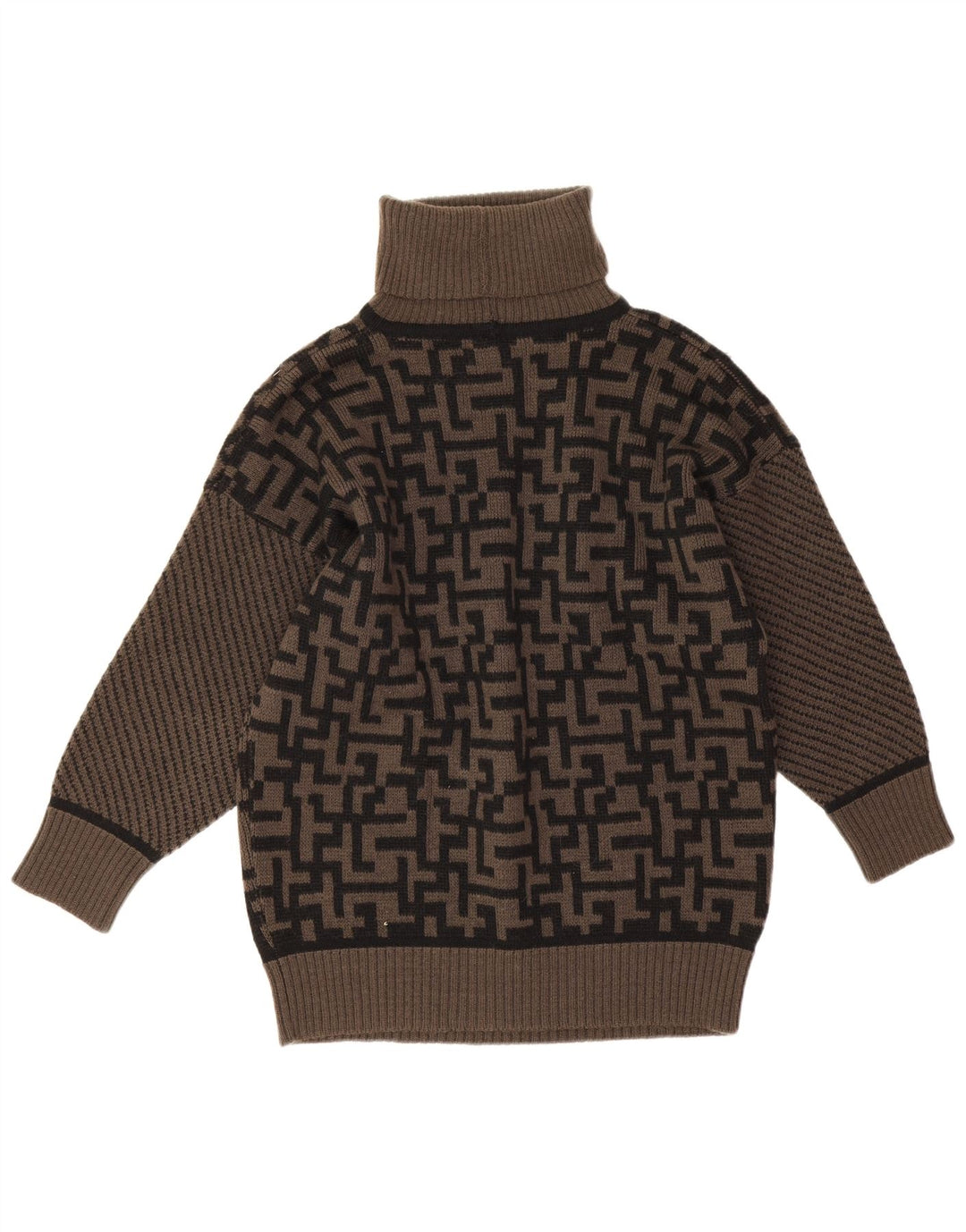 i Blues Rollkragenpullover für Damen IT 42 Mittelbraun Geometrisch
