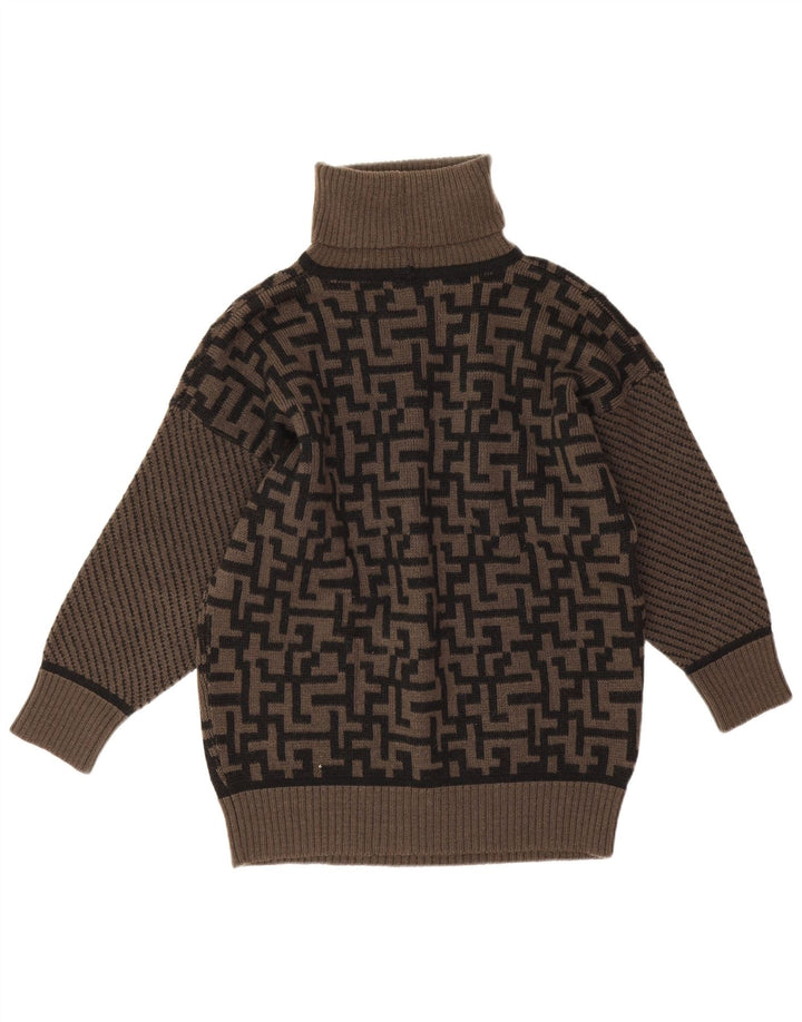 i Blues Rollkragenpullover für Damen IT 42 Mittelbraun Geometrisch