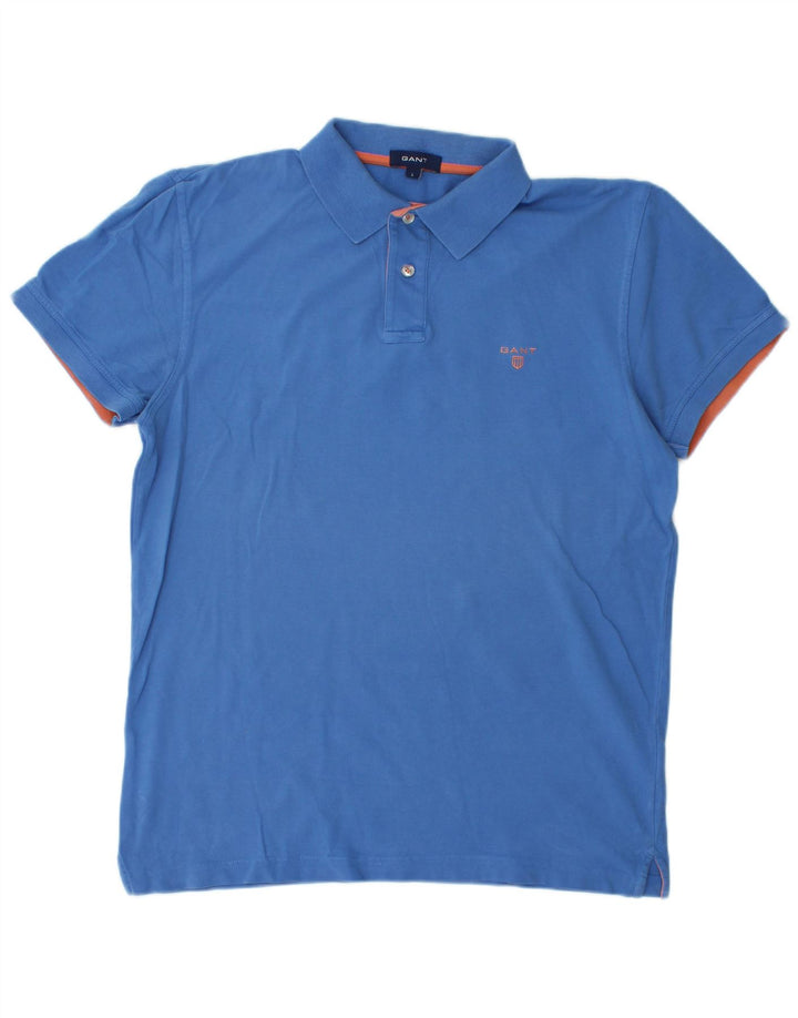 GANT Jungen-Poloshirt, 15–16 Jahre, groß, blaue Baumwolle