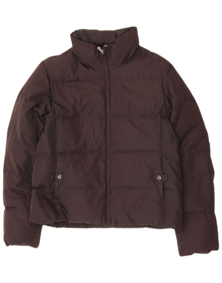 Champion Damen Wattierte Jacke UK 14 Medium Schwarz