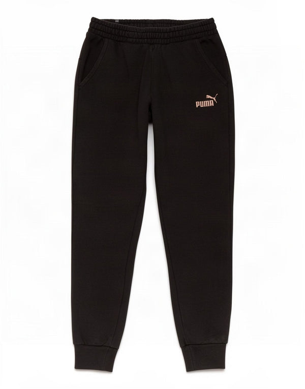 Puma Herren-Trainingshose, Jogginghose, Größe S, Schwarz, Baumwolle