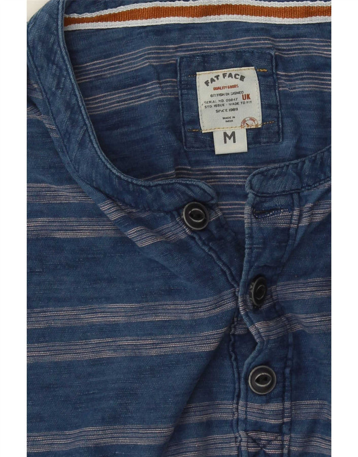 Fat Face Herren T-Shirt Top Medium Marineblau gestreift