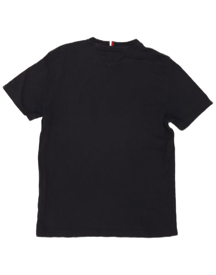 Tommy Hilfiger Herren-T-Shirt mit normaler Passform, mittleres Marineblau