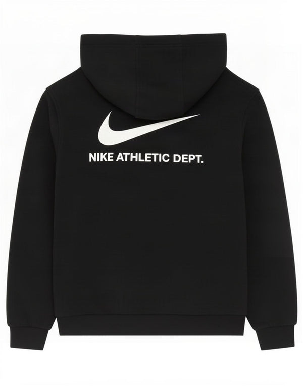 Nike Mädchen-Kapuzenpullover mit Grafik, 10–11 Jahre, mittlere schwarze Baumwolle