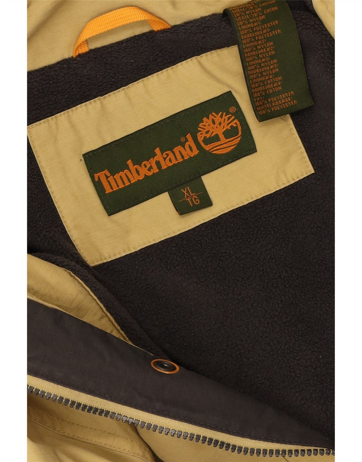 TIMBERLAND Mens Bomber Jacket UK 42 XL Beige Cotton Vintage Timberland and Second-Hand Timberland from Messina Hembry 